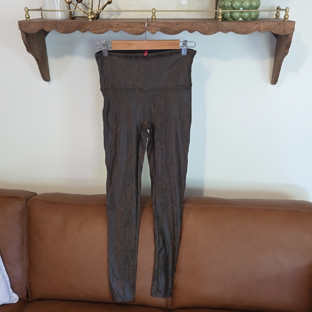 SPANX High-Waist Leggings in Brown